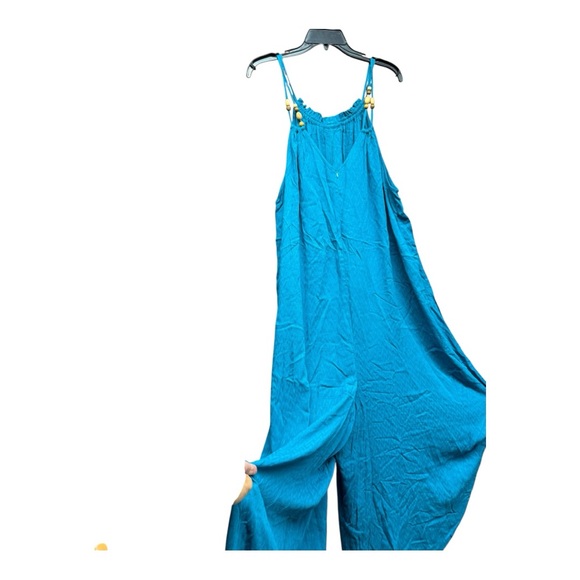 Elegant Teal Jumpsuit - Picture 13 of 13